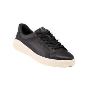 Kizik Women’s Vegas 2 – Hands-Free Leather Sneakers - Black Pristine